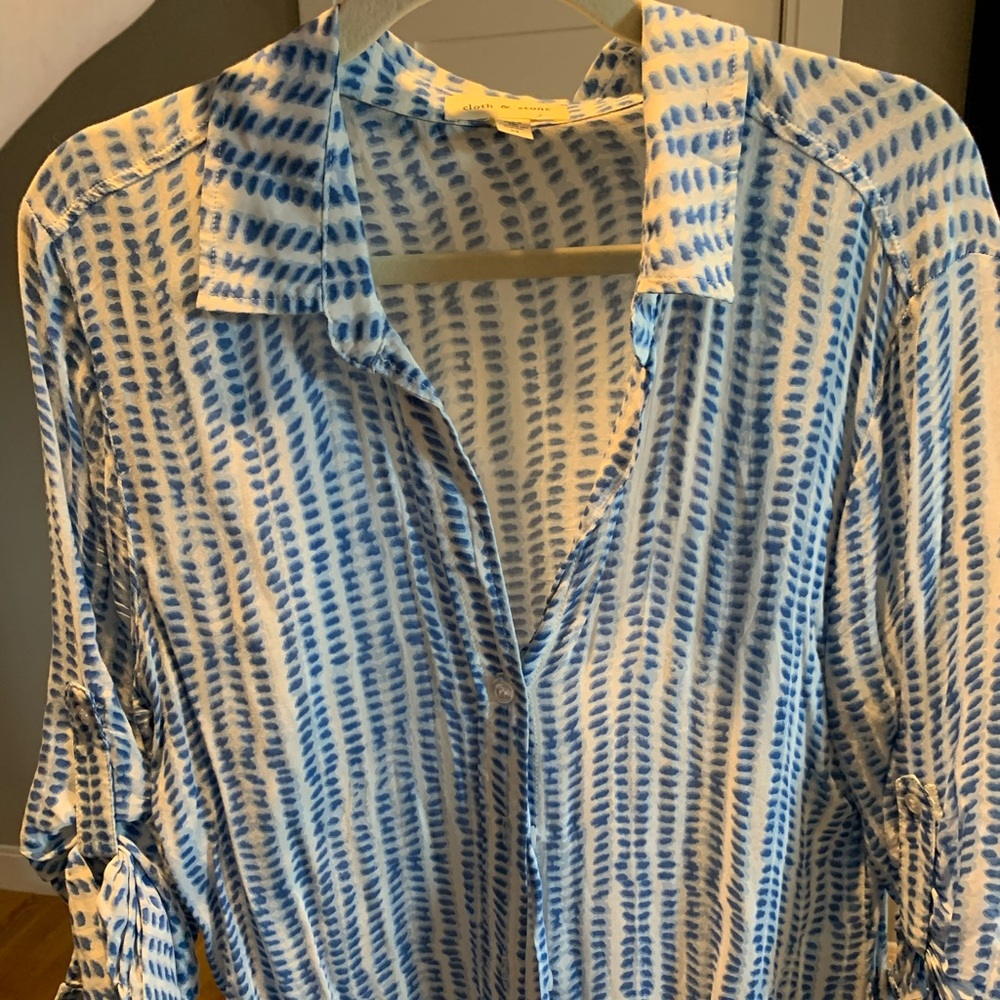 Anthropologie Cloth and Stone collared shirt